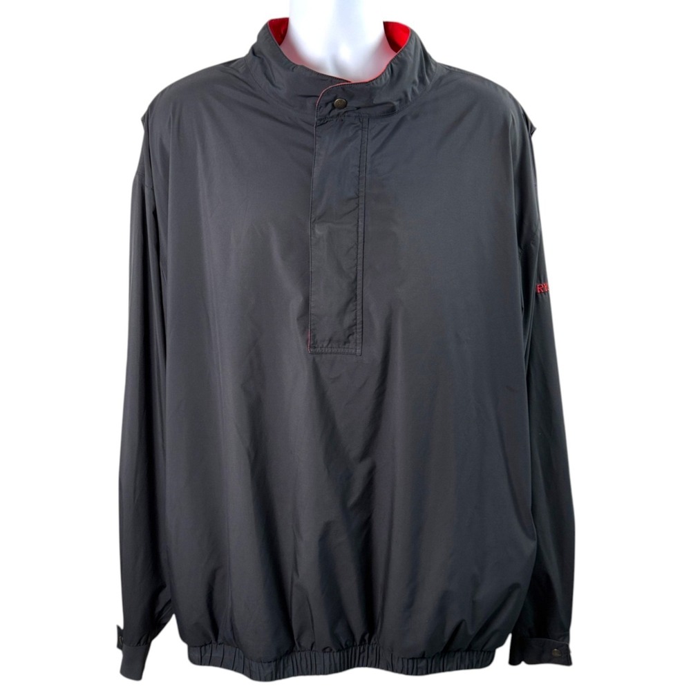 FootJoy Dryjoys Mens Quarter Zip Windbreaker Jacket Size XXL Golf Outdoors